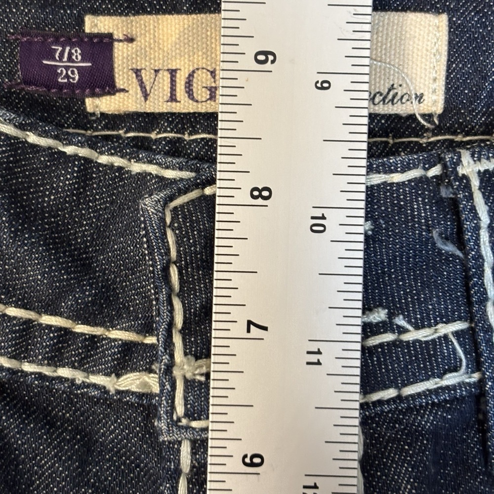 Vigoss Jeans Women's 7/8/29x29 Bootcut Fit Flap Pockets Denim Pants‎ Cowgirl - Picture 4 of 12